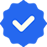 blue check